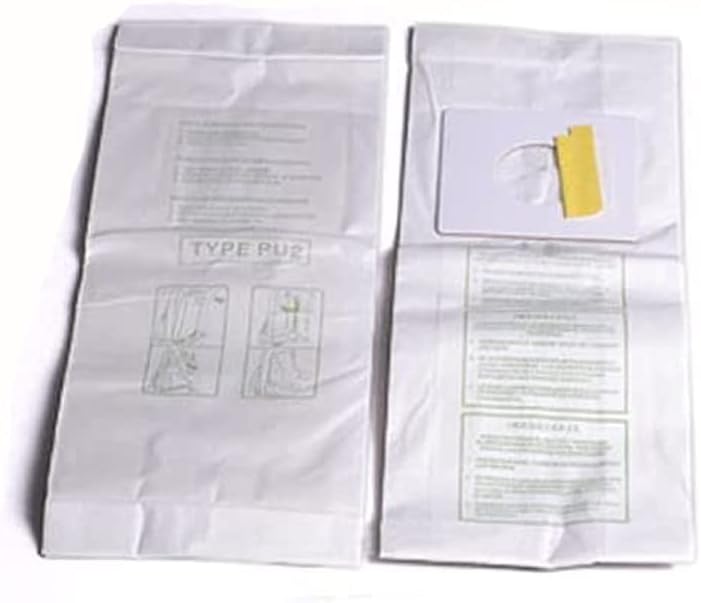 Replacement Part For Sharp Upright Type PU-2 Vacuum Bags Microfiltration with Closure 9 Pk with 2Pk Vacuum Belts Type BU-3, Fits ECT5970, ECT5980, ECTU5907, ECTU5909, ECTU5910.