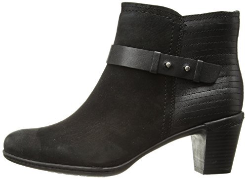 Cobb Hill Women's Rashel Buckle Boot Ankle, Black Nubuck, 10 M Us #TOP7