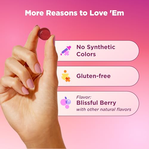 OLLY Women's Multivitamin Gummy, Women's Overall Wellness,* Vitamins A, C, D, E, Biotin, Folic Acid, Adult Chewable Supplement, Berry Flavored, 45 Day Supply - 90 Count - Image 5