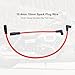Tavaski 10.4mm 10mm Spark Plug Wire Kit Fit for Harley Davidson Big Twin 1999-2019 FXD Dyna Softail, Motorcycle Spark Plug Wires Replace DYNA-409RD - Red Silicone