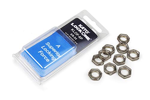 KATO LockOne (KLOF-6P) 10/PKG Anti-Vibration Fastener, for Thread Size: 3/8-24