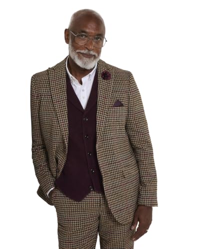 Image of Joe Browns Men's Heritage Houndstooth Blazer, Multicolor, UK 44