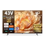 FPD チューナーレステレビ 43型 4K Google TV ネット動画対応 スマートtv 43インチ