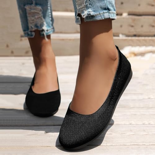 Heeled Loafers for Women Comfort Platform Wide Feet Ballet Flats Round Toe Work Ladies Wedding Slip On Dressy Shoe4