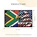 America And South Africa South African Eagle Flag 3x5 Ft Flags Double-Sided Printed With Vivid Colors It Is A Double Sided Fabric Flags An Outdoor Banner That Resists Fading Long Lasting