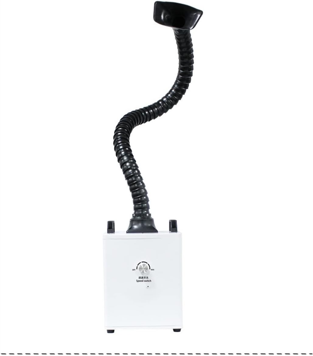 Fume Extractor Soldering Smoke Purifier Air Dust Cleaner Room Smoke Purification Filter System DIY Welding Work Air Purifier (Colour: Only Machine Size: 1) (Machine with Box 1)