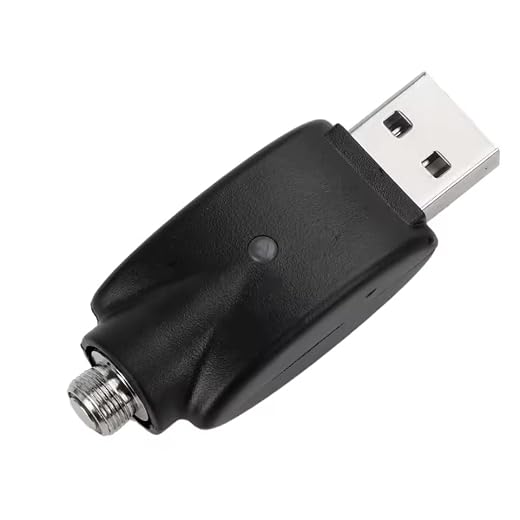 USB Ladeadapter kompatibel mit eGo E-Zigaretten eGo-T, eVod, eVod-Twist1 und eGo-Twist1 (Konvexe Schnittstelle)