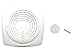 NuTone S97011919AMZ Bathroom Fan Cover, White