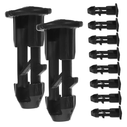 Yardenfun 10Pcs Trash Can Lid Latch Replacement Bolts for Outdoor Dust Bins Trash Can Lids for Windy Conditions