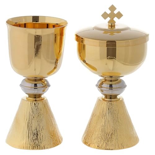 Holyart Calice et ciboire Base décorée, Calice