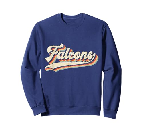 Falcons Sports Name Vintage Retro For Men Women Boy Girl Sweatshirt