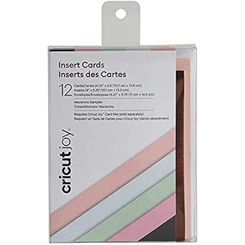 Cricut Tarjetas de inserción con diseño de macarrones Cover