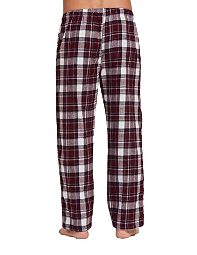 YINC Men's 100% Cotton Super Soft Flannel Pajama Pants4