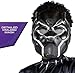 MARVEL Black Panther Official Youth Value Costume - Printed Jumpsuit with Plastic Mask