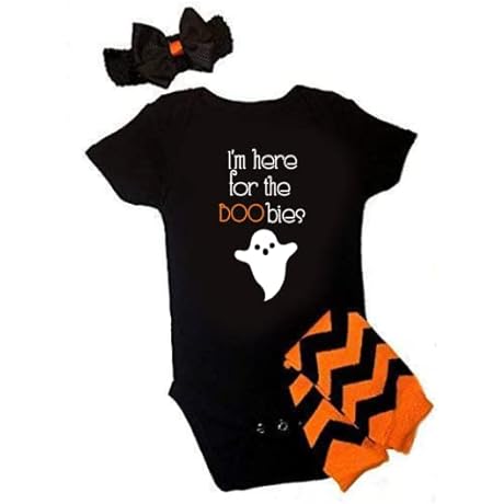 I'm Here for the Boobies Ghost Halloween Onesie