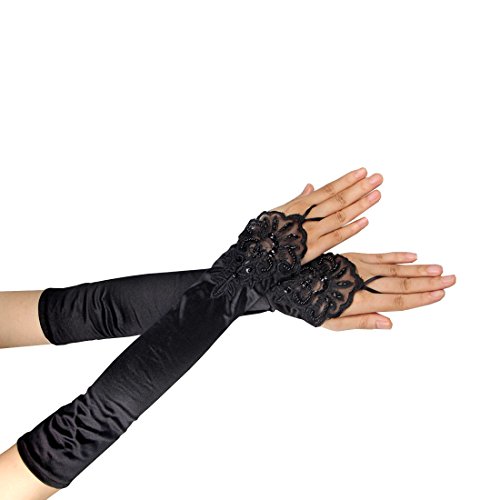 BundleMall 1920s Accessoires Thema Kostuum Mardi Gras Party Prop Toevoegingen aan Flapper Jurk (set 1) - Image 8