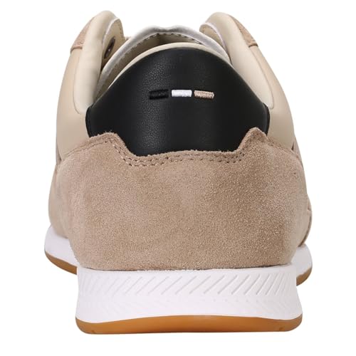 Image of BOSS Men's Titanium SL sdtxny Trainers Made of Various Materials with Suede Details and Lacing Size