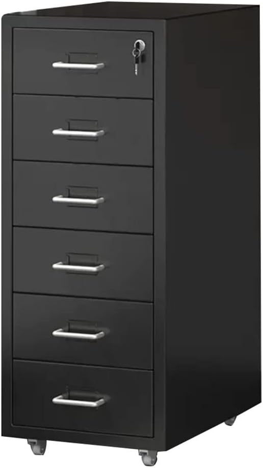Amazon.com: File Cabinet Large Steel Mobile Folder, 6-Storey Drawer ...