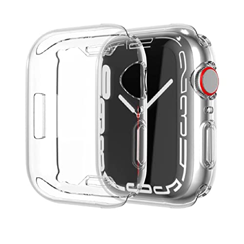 【 Seninhi 】対応 Apple Watch SE ケース Apple Watch 7 保護ケース フィルム プルウォッチ 40mm カバー 液晶 スマート 保護フィルム カバー 硬度9H 日本AGC旭硝子素材製 指紋防止 衝撃 吸収 擦り傷防止 超薄0.26mm 2.5Dラウンドエッジ加工 耐衝撃 撥水撥油 衝撃吸収 取付簡単 (Apple Watch 40mm)