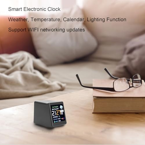 Reloj eléctrica con cable tipo c de plástico y pantalla para el hogar 7