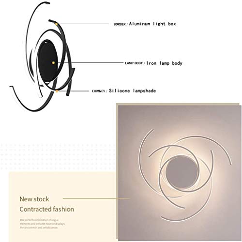 JIAODIE Dimmerabile LED Plafoniera Moderno Spirale...