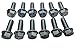 Z Whip SBC INTAKE MANIFOLD BOLT KIT HIGH STRENGTH ZINC COATED 3/8-16 BOLTS Compatible with Chevrolet V8 Small Blocks 265 283 305 327 350 383 400 1955-1995 Gen I heads