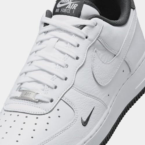 Nike Air Force 1 '07 LV8 Mens Basketball Shoes (White/Anthracite) (HM9483-101, Black/White)2