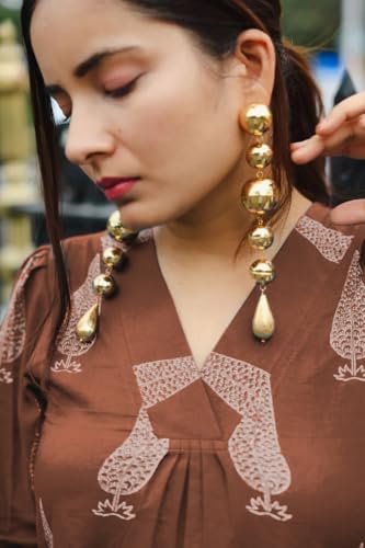 Image of SHIENZY Cotton Blend Kurta Set for Women