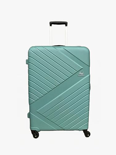 Image of American Tourister Polycarbonate (PC) Kamiliant Luggage Trolley Bag Set Of 3 (Cabin, Medium, Large) | 4 Spinner Wheel Hard Stylish Trolley Bags (Grey), 55, 68,79Cm, Green