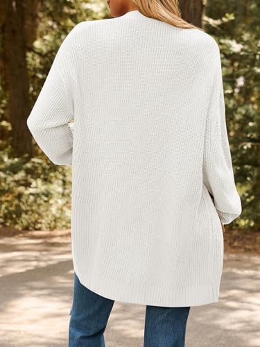 Image of LILLUSORY Womens Oversized Cardigans Soft Knit Cardigan Sweater with Pockets