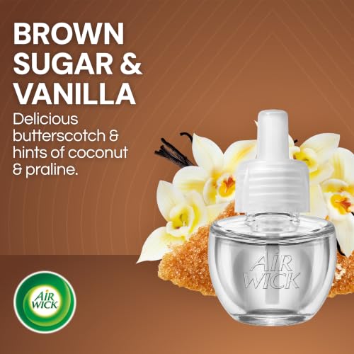 Image of Air Wick Plug-In Scented Oil Refills, Brown Sugar and Vanilla, 6 Count