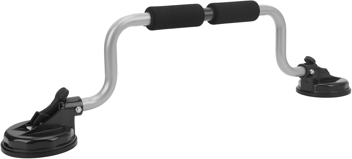 Kayak Roller Loader Kayak Roller Mount with Suction Cup Kayak Load Assist Roller for Car Roof Easy to Assemble (KY‑OE04‑S Silver)