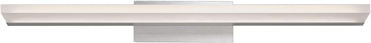 WAC Lighting dweLED, Level 24in LED Bathroom Vanity or Wall Light 3500K in Brushed Aluminum