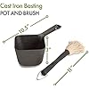 Cuisinart CBP-300 Cast Iron Basting Pot And Brush-for Grilling
