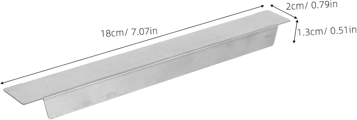 VICASKY Stainless Steel Commercial Food Pan Divider Bars 17.5cm Support Rods 2pcs for Restaurant Steam Table Buffet Kitchen Accessories