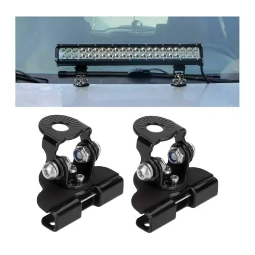 2 soportes para barra de luz LED ajustables para auto miniatura 1