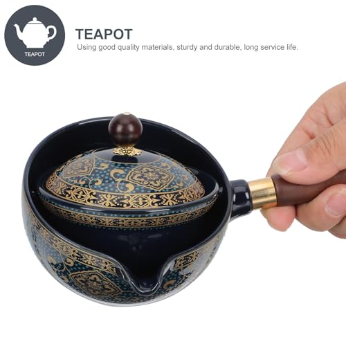 Juego portátil de té en casa con tetera automática de cerámica y taza incluida 8