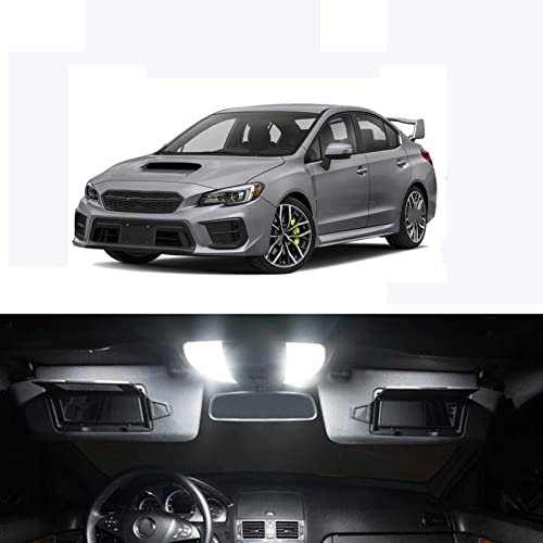 Accesorios de luz de Coche Kit de lámpara de Maletero de Mapa de cúpula de luz Led Interior de Coche, para Subaru WRX STI 2000-2018 2019 2020 2021 Cover