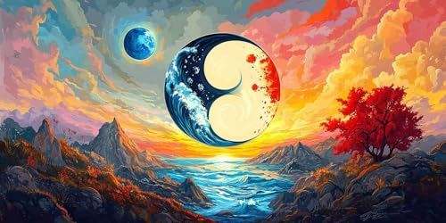 �������G �y�C���g�o�C�i���o�[ ����̒��� DIY Paint by Numbers��l�p ��T�C�Y ���S�� �q���p �����L�b�g�h��G ��h�� �G �f�W�^�����G 45x90cm (�t���[�����X) 3�u���V�ƃA�N�����G�̋��H�| ���ʊG�̋�z�[�� �� �I�t