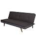 Produktbild Mendler 3er-Sofa Herstal, Couch Schlafsofa Gästebett Bettsofa ~ Textil, grau