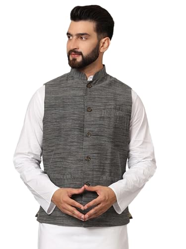 Image of LATEST CHIKAN Men's Nehru Jacket /Waistcoat Sophisticated Ethnic Wear