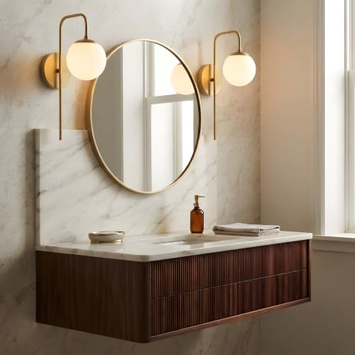 Aeyee Mid-Century Modern Glass Globe Wall Sconce G9 Base Wall Mounted Light by Aeyee - Used condition - Image 5