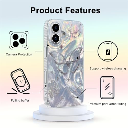 Coque iPhone 16 esthétique paillettes idée cadeau idéale