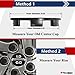 4PCS 75mm Wheel Center Caps for M608 M242 81310409 Superforgiata Wheel Rims 75mm(2.95in)/70mm(2.75in) Compatible with OZ Racing/Benz Wheel Center Cap