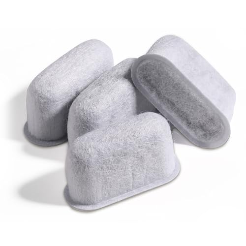 7313285779 Coffee Filter Replacement for Delonghi Espresso Machine Carbon Filter Replacement Activated Charcoal Coffee Filter (4 Pack)