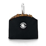 COOWONE Dog Treat Pouch Magnetic Closure Small Dog Training Treat Pouch Pocket Sized Small Dog Treat Pouch with Clip (Black)