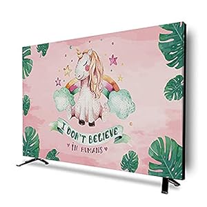 Tv Dust Cover 47in/48in Opknoping Type Gebogen Computer Televisie Cover Doek Kunst Muur Opknoping Voor LCD LED Indoor…
