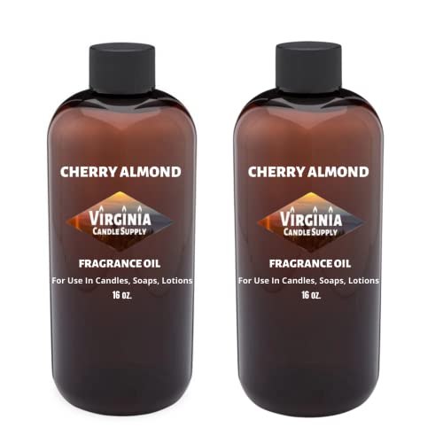 Cherry Almond Fragrance Oil (32 oz Bottle) for Candle Making,