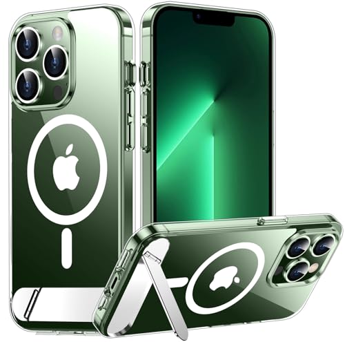 Image of Magnetic Compatible with iPhone 13 Pro Max Case, [Built-in Invisible Kickstand][Compatible with MagSafe] [Military Grade Shockproof] Slim Thin Phone Case for iPhone 13 Pro Max 6.7 inch