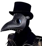 【MATERIAL】- Unsere Seuchenarzt Vogelmaske aus hochwertigem PU Leder bietet Ihnen ein langlebiges und angenehmes Tragegefühl.